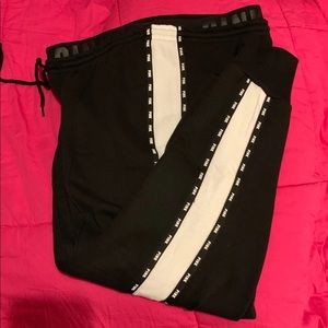 VS PINK HIGH WAIST JOGGERS SIZE L